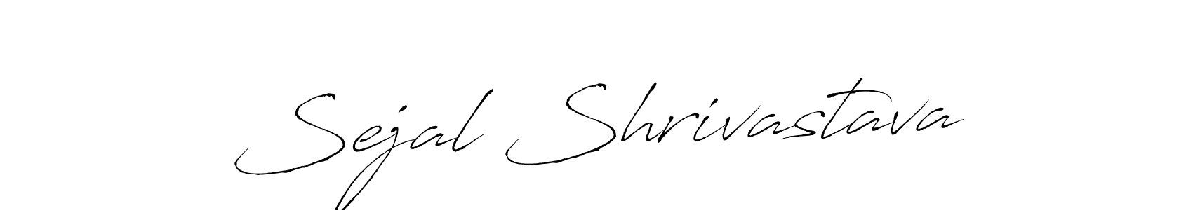 Make a beautiful signature design for name Sejal Shrivastava. With this signature (Antro_Vectra) style, you can create a handwritten signature for free. Sejal Shrivastava signature style 6 images and pictures png