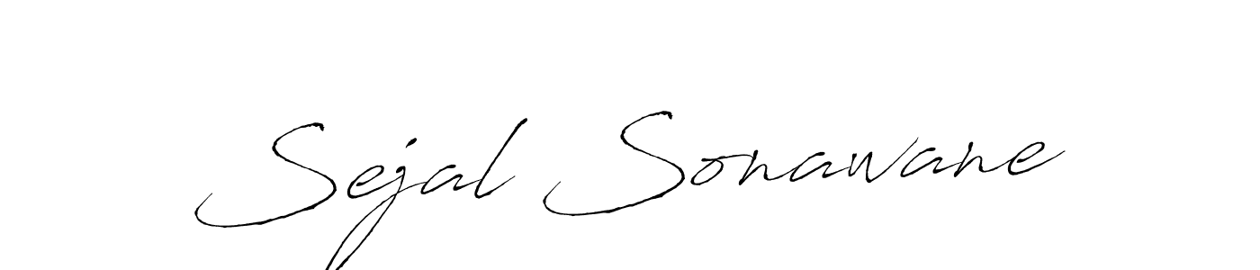 You should practise on your own different ways (Antro_Vectra) to write your name (Sejal Sonawane) in signature. don't let someone else do it for you. Sejal Sonawane signature style 6 images and pictures png