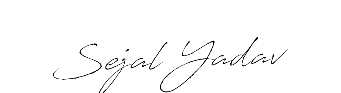 Also we have Sejal Yadav name is the best signature style. Create professional handwritten signature collection using Antro_Vectra autograph style. Sejal Yadav signature style 6 images and pictures png