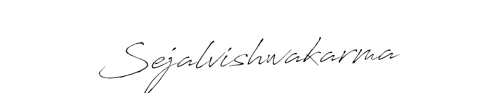 Use a signature maker to create a handwritten signature online. With this signature software, you can design (Antro_Vectra) your own signature for name Sejalvishwakarma. Sejalvishwakarma signature style 6 images and pictures png