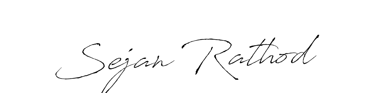 How to make Sejan Rathod name signature. Use Antro_Vectra style for creating short signs online. This is the latest handwritten sign. Sejan Rathod signature style 6 images and pictures png