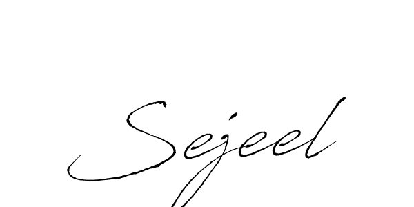 How to make Sejeel name signature. Use Antro_Vectra style for creating short signs online. This is the latest handwritten sign. Sejeel signature style 6 images and pictures png