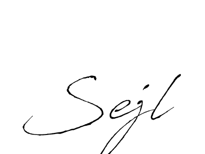You should practise on your own different ways (Antro_Vectra) to write your name (Sejl) in signature. don't let someone else do it for you. Sejl signature style 6 images and pictures png
