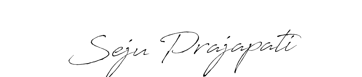 Use a signature maker to create a handwritten signature online. With this signature software, you can design (Antro_Vectra) your own signature for name Seju Prajapati. Seju Prajapati signature style 6 images and pictures png