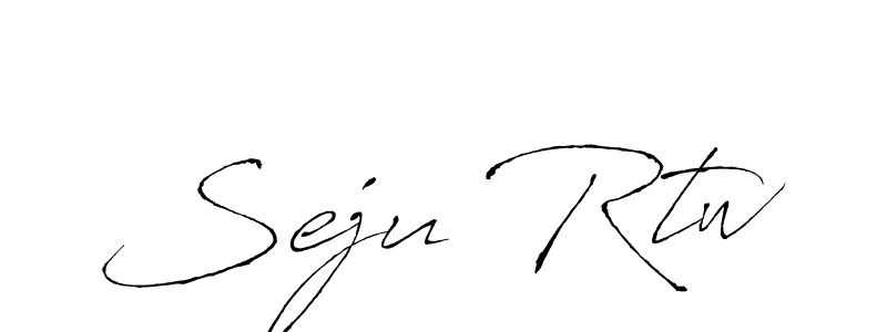 Use a signature maker to create a handwritten signature online. With this signature software, you can design (Antro_Vectra) your own signature for name Seju Rtw. Seju Rtw signature style 6 images and pictures png