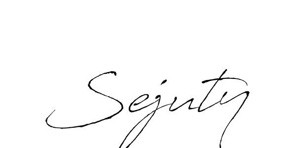 Similarly Antro_Vectra is the best handwritten signature design. Signature creator online .You can use it as an online autograph creator for name Sejuty. Sejuty signature style 6 images and pictures png