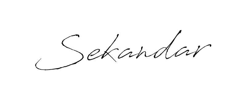 Use a signature maker to create a handwritten signature online. With this signature software, you can design (Antro_Vectra) your own signature for name Sekandar. Sekandar signature style 6 images and pictures png