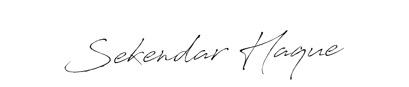 How to make Sekendar Haque signature? Antro_Vectra is a professional autograph style. Create handwritten signature for Sekendar Haque name. Sekendar Haque signature style 6 images and pictures png