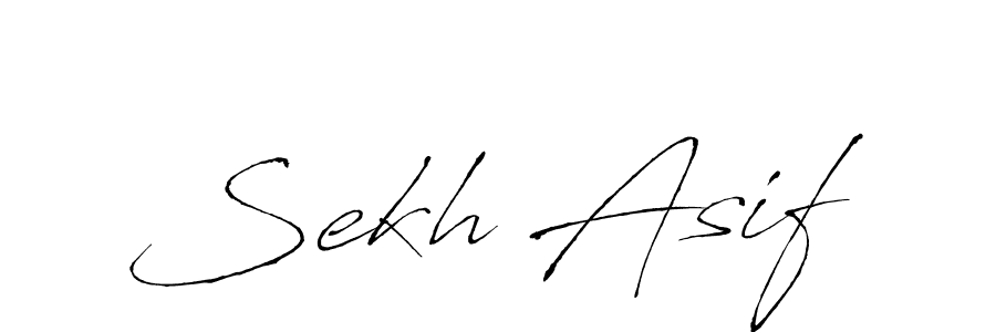 Also You can easily find your signature by using the search form. We will create Sekh Asif name handwritten signature images for you free of cost using Antro_Vectra sign style. Sekh Asif signature style 6 images and pictures png
