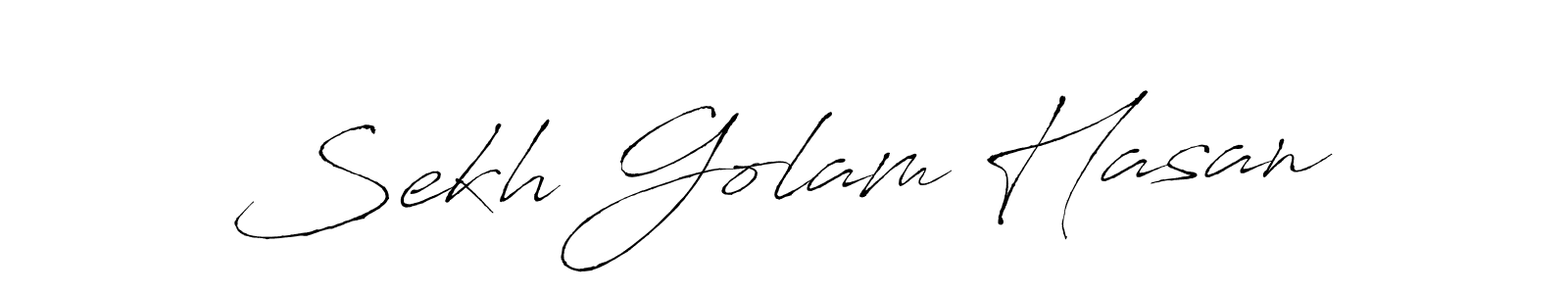 How to Draw Sekh Golam Hasan signature style? Antro_Vectra is a latest design signature styles for name Sekh Golam Hasan. Sekh Golam Hasan signature style 6 images and pictures png