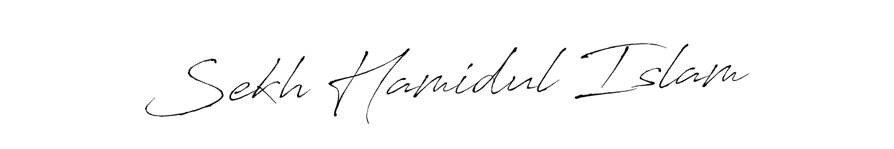 Also we have Sekh Hamidul Islam name is the best signature style. Create professional handwritten signature collection using Antro_Vectra autograph style. Sekh Hamidul Islam signature style 6 images and pictures png