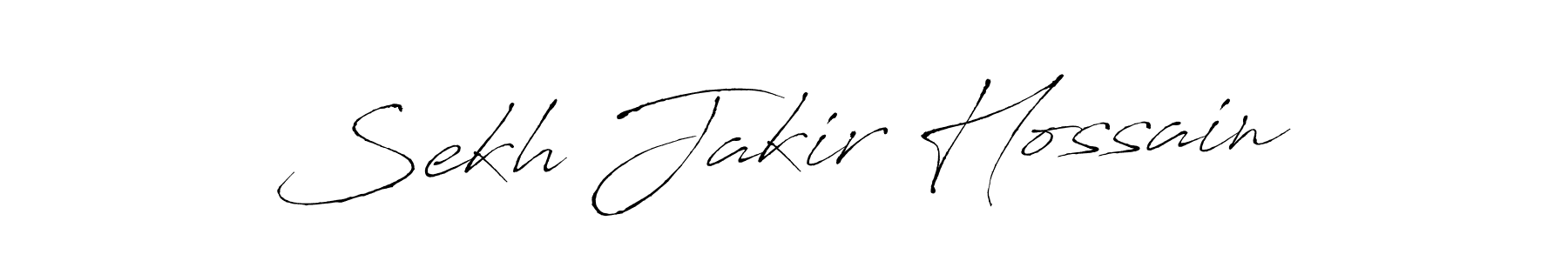 Also we have Sekh Jakir Hossain name is the best signature style. Create professional handwritten signature collection using Antro_Vectra autograph style. Sekh Jakir Hossain signature style 6 images and pictures png