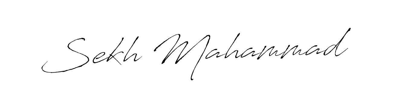 Sekh Mahammad stylish signature style. Best Handwritten Sign (Antro_Vectra) for my name. Handwritten Signature Collection Ideas for my name Sekh Mahammad. Sekh Mahammad signature style 6 images and pictures png