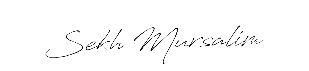 This is the best signature style for the Sekh Mursalim name. Also you like these signature font (Antro_Vectra). Mix name signature. Sekh Mursalim signature style 6 images and pictures png