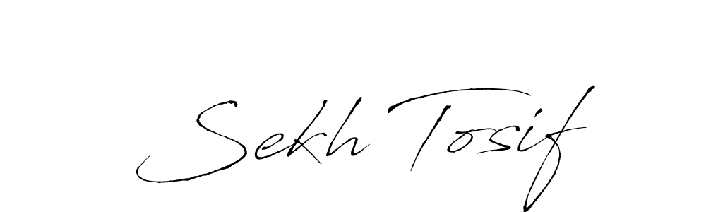 Create a beautiful signature design for name Sekh Tosif. With this signature (Antro_Vectra) fonts, you can make a handwritten signature for free. Sekh Tosif signature style 6 images and pictures png
