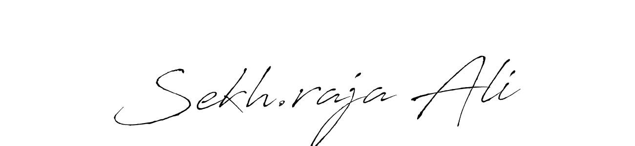 The best way (Antro_Vectra) to make a short signature is to pick only two or three words in your name. The name Sekh.raja Ali include a total of six letters. For converting this name. Sekh.raja Ali signature style 6 images and pictures png