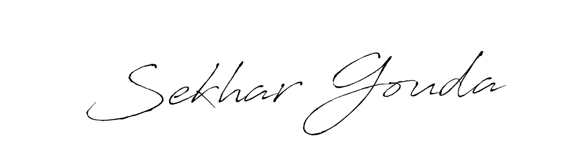 Also we have Sekhar Gouda name is the best signature style. Create professional handwritten signature collection using Antro_Vectra autograph style. Sekhar Gouda signature style 6 images and pictures png
