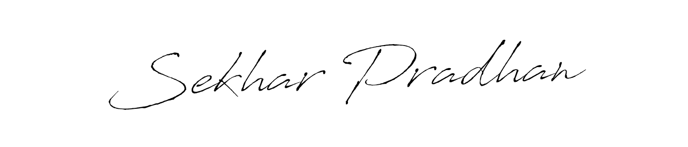 Make a beautiful signature design for name Sekhar Pradhan. With this signature (Antro_Vectra) style, you can create a handwritten signature for free. Sekhar Pradhan signature style 6 images and pictures png