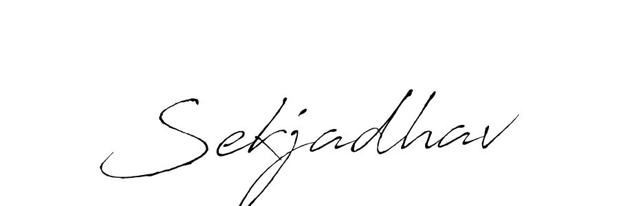 Sekjadhav stylish signature style. Best Handwritten Sign (Antro_Vectra) for my name. Handwritten Signature Collection Ideas for my name Sekjadhav. Sekjadhav signature style 6 images and pictures png