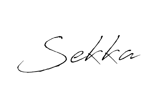 Create a beautiful signature design for name Sekka. With this signature (Antro_Vectra) fonts, you can make a handwritten signature for free. Sekka signature style 6 images and pictures png