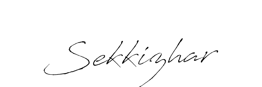 Create a beautiful signature design for name Sekkizhar. With this signature (Antro_Vectra) fonts, you can make a handwritten signature for free. Sekkizhar signature style 6 images and pictures png