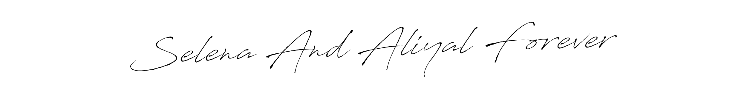 It looks lik you need a new signature style for name Selena And Aliyal Forever. Design unique handwritten (Antro_Vectra) signature with our free signature maker in just a few clicks. Selena And Aliyal Forever signature style 6 images and pictures png