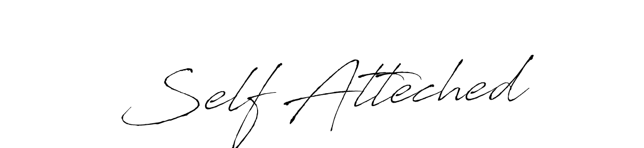 Also we have Self Atteched name is the best signature style. Create professional handwritten signature collection using Antro_Vectra autograph style. Self Atteched signature style 6 images and pictures png