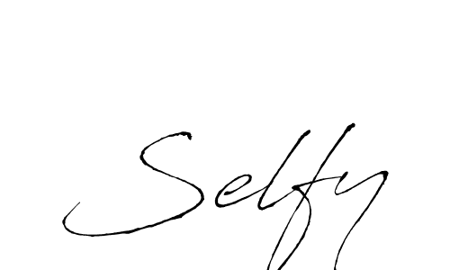 Make a beautiful signature design for name Selfy. With this signature (Antro_Vectra) style, you can create a handwritten signature for free. Selfy signature style 6 images and pictures png