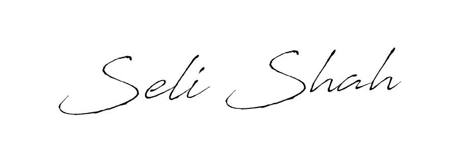 You should practise on your own different ways (Antro_Vectra) to write your name (Seli Shah) in signature. don't let someone else do it for you. Seli Shah signature style 6 images and pictures png