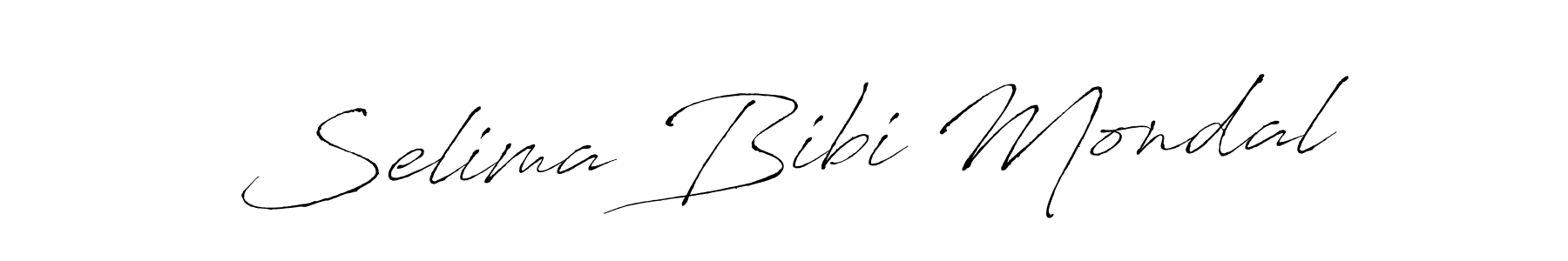 How to make Selima Bibi Mondal signature? Antro_Vectra is a professional autograph style. Create handwritten signature for Selima Bibi Mondal name. Selima Bibi Mondal signature style 6 images and pictures png