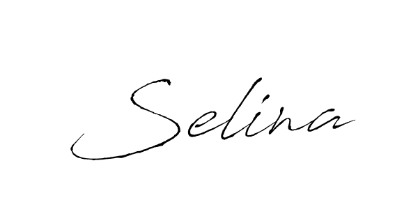 You should practise on your own different ways (Antro_Vectra) to write your name (Selina) in signature. don't let someone else do it for you. Selina signature style 6 images and pictures png