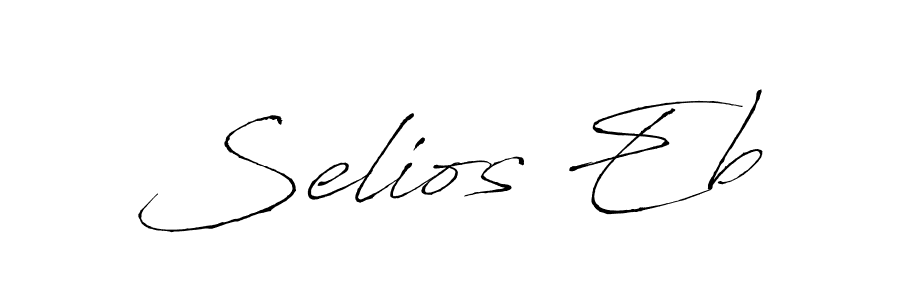 The best way (Antro_Vectra) to make a short signature is to pick only two or three words in your name. The name Selios Eb include a total of six letters. For converting this name. Selios Eb signature style 6 images and pictures png