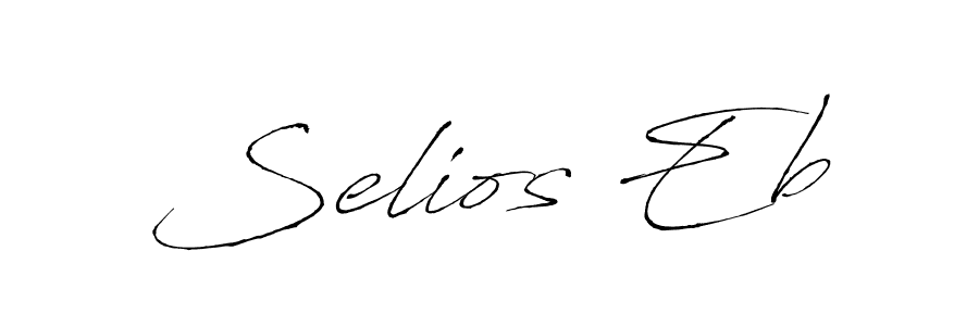 Similarly Antro_Vectra is the best handwritten signature design. Signature creator online .You can use it as an online autograph creator for name Selios Eb. Selios Eb signature style 6 images and pictures png