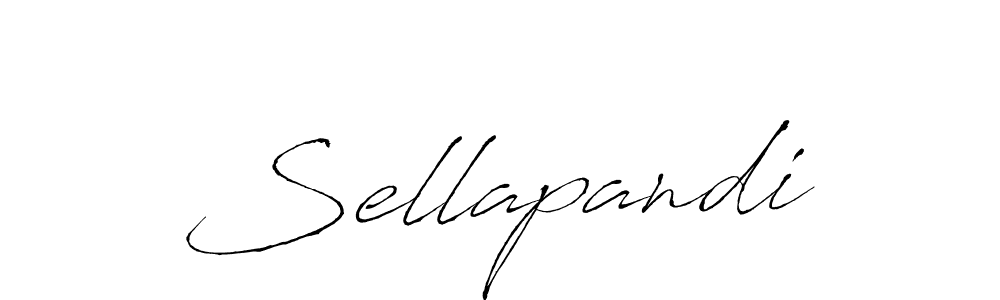How to make Sellapandi name signature. Use Antro_Vectra style for creating short signs online. This is the latest handwritten sign. Sellapandi signature style 6 images and pictures png