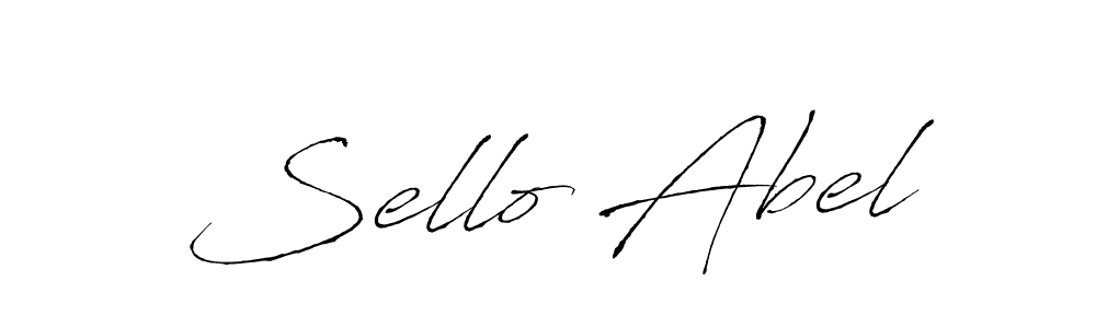 How to make Sello Abel signature? Antro_Vectra is a professional autograph style. Create handwritten signature for Sello Abel name. Sello Abel signature style 6 images and pictures png
