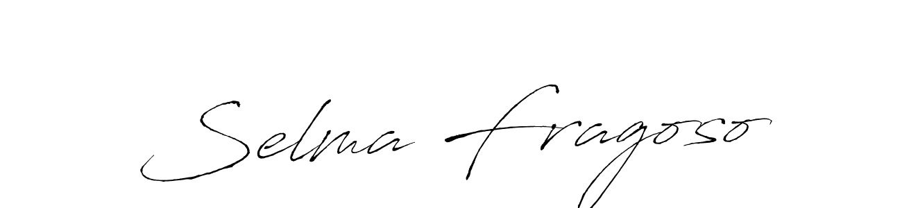 How to make Selma Fragoso name signature. Use Antro_Vectra style for creating short signs online. This is the latest handwritten sign. Selma Fragoso signature style 6 images and pictures png