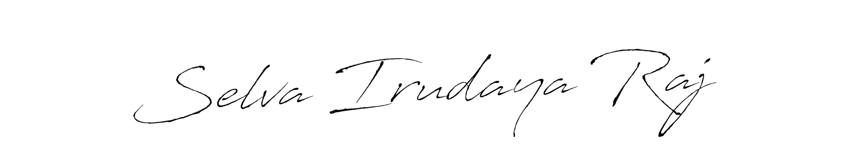 Create a beautiful signature design for name Selva Irudaya Raj. With this signature (Antro_Vectra) fonts, you can make a handwritten signature for free. Selva Irudaya Raj signature style 6 images and pictures png