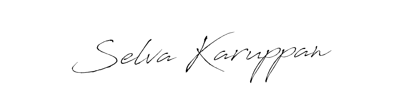 Design your own signature with our free online signature maker. With this signature software, you can create a handwritten (Antro_Vectra) signature for name Selva Karuppan. Selva Karuppan signature style 6 images and pictures png