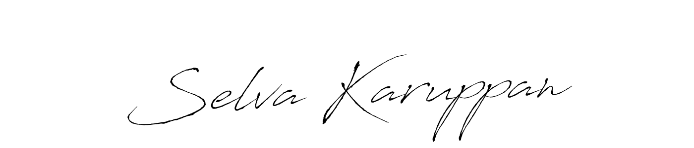 Design your own signature with our free online signature maker. With this signature software, you can create a handwritten (Antro_Vectra) signature for name Selva Karuppan. Selva Karuppan signature style 6 images and pictures png