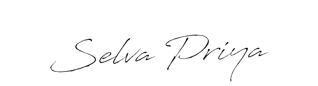 How to make Selva Priya signature? Antro_Vectra is a professional autograph style. Create handwritten signature for Selva Priya name. Selva Priya signature style 6 images and pictures png