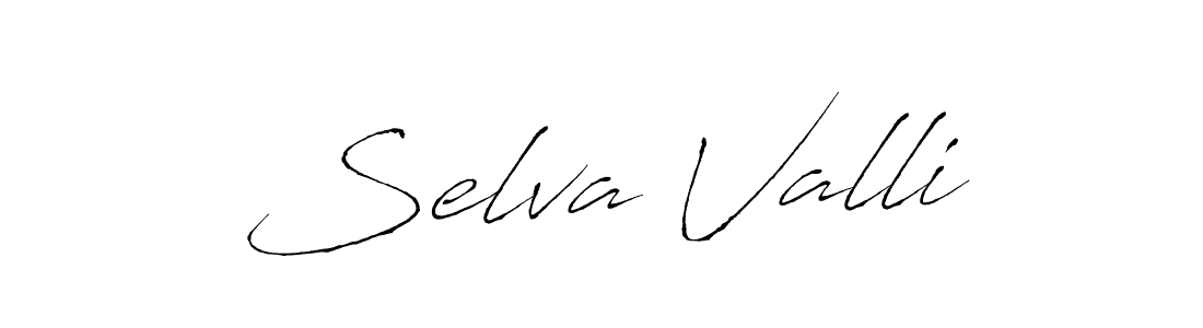 How to make Selva Valli signature? Antro_Vectra is a professional autograph style. Create handwritten signature for Selva Valli name. Selva Valli signature style 6 images and pictures png
