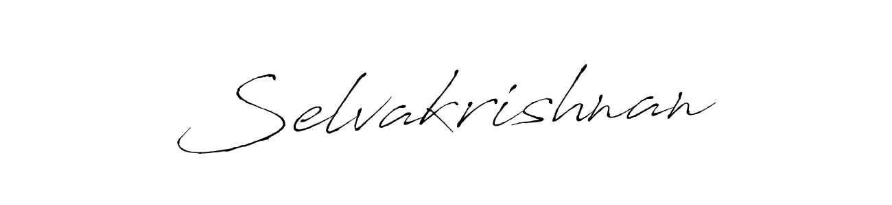 Design your own signature with our free online signature maker. With this signature software, you can create a handwritten (Antro_Vectra) signature for name Selvakrishnan. Selvakrishnan signature style 6 images and pictures png