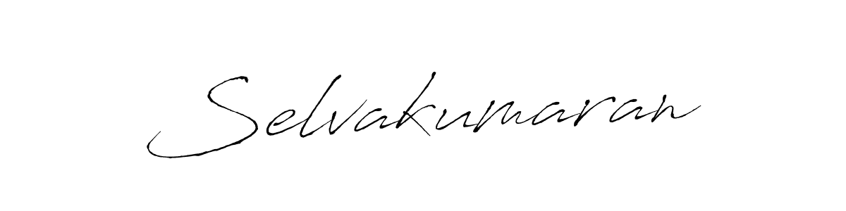 How to make Selvakumaran signature? Antro_Vectra is a professional autograph style. Create handwritten signature for Selvakumaran name. Selvakumaran signature style 6 images and pictures png