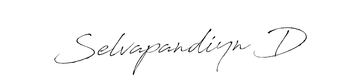Also we have Selvapandiyn D name is the best signature style. Create professional handwritten signature collection using Antro_Vectra autograph style. Selvapandiyn D signature style 6 images and pictures png