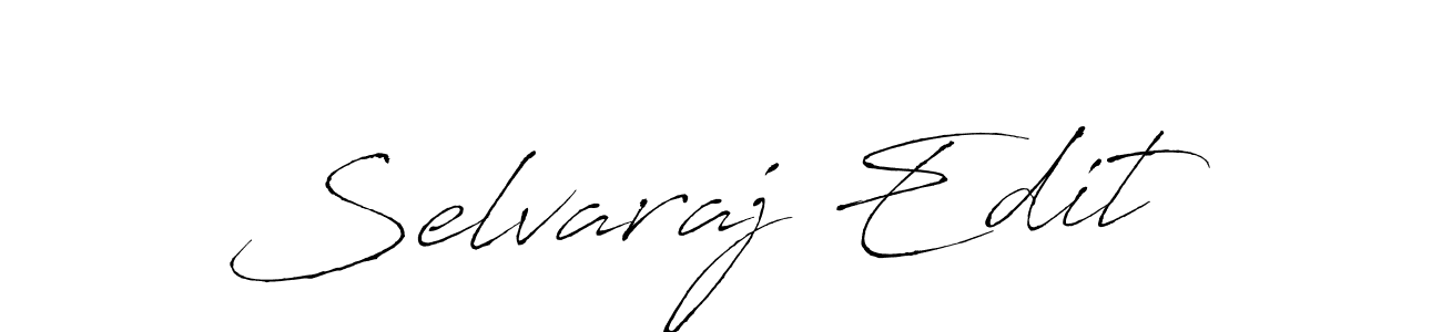 Make a beautiful signature design for name Selvaraj Edit. With this signature (Antro_Vectra) style, you can create a handwritten signature for free. Selvaraj Edit signature style 6 images and pictures png