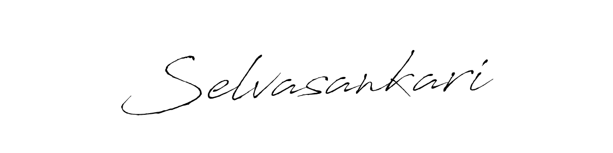The best way (Antro_Vectra) to make a short signature is to pick only two or three words in your name. The name Selvasankari include a total of six letters. For converting this name. Selvasankari signature style 6 images and pictures png