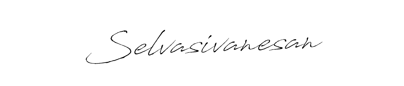 Create a beautiful signature design for name Selvasivanesan. With this signature (Antro_Vectra) fonts, you can make a handwritten signature for free. Selvasivanesan signature style 6 images and pictures png