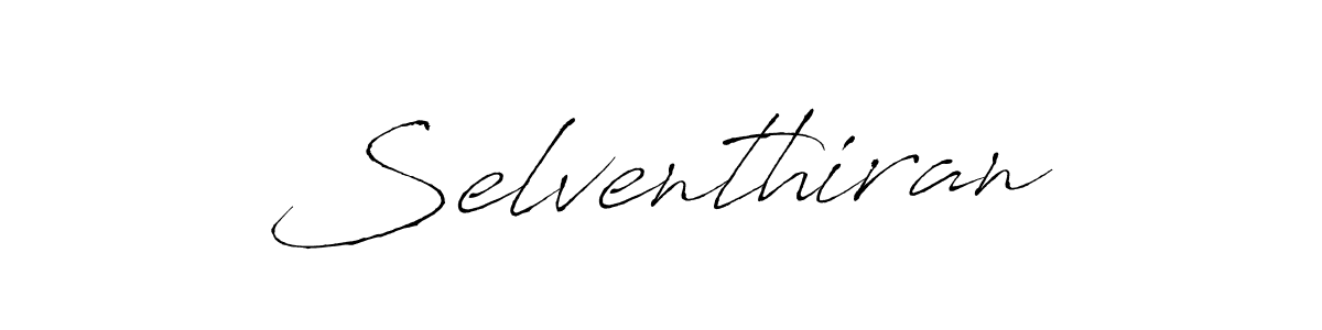 You should practise on your own different ways (Antro_Vectra) to write your name (Selventhiran) in signature. don't let someone else do it for you. Selventhiran signature style 6 images and pictures png