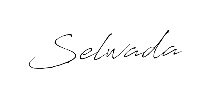 Use a signature maker to create a handwritten signature online. With this signature software, you can design (Antro_Vectra) your own signature for name Selwada. Selwada signature style 6 images and pictures png