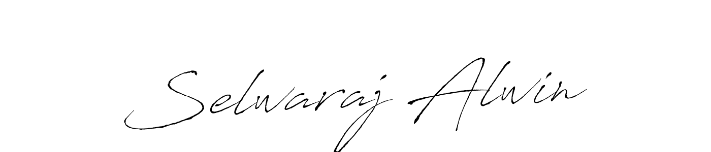 Also we have Selwaraj Alwin name is the best signature style. Create professional handwritten signature collection using Antro_Vectra autograph style. Selwaraj Alwin signature style 6 images and pictures png